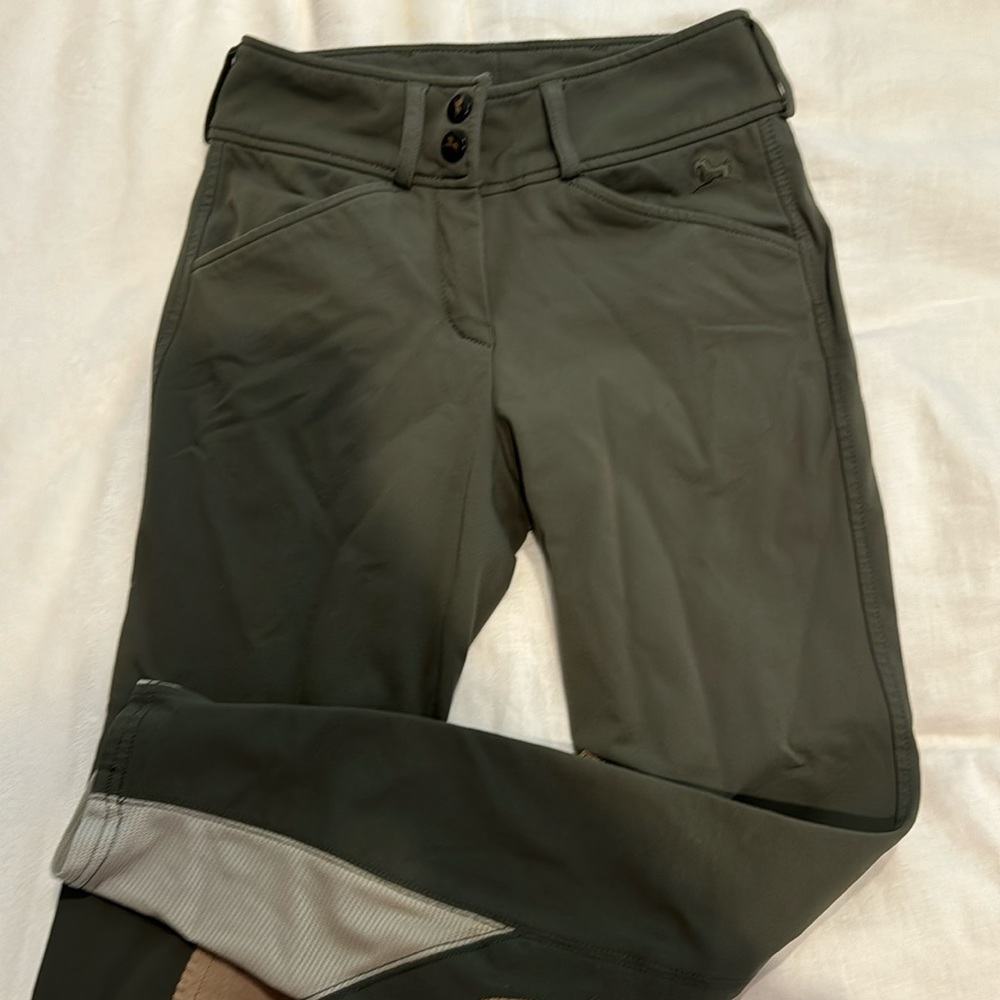 Rj classics breeches, army green, size 22r